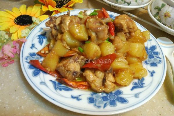 土豆烧鸡的做法图解9