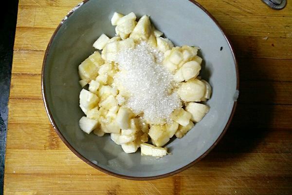 香蕉糯米饼的做法图解4