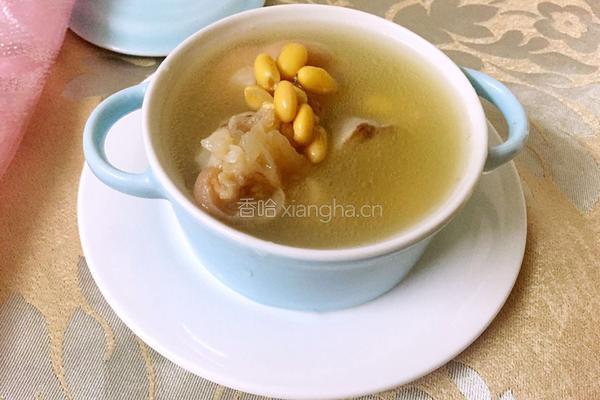 猪蹄黄豆汤的做法图解7