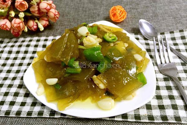 大蒜焖粉皮