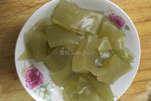 大蒜焖粉皮的做法图解2