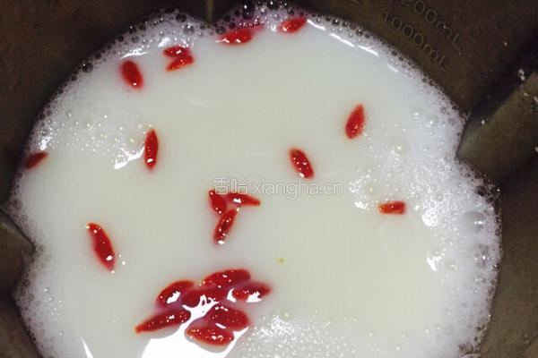 枸杞子豆浆的做法图解5