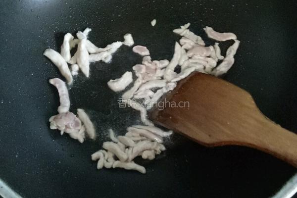 豆角肉丝的做法图解4
