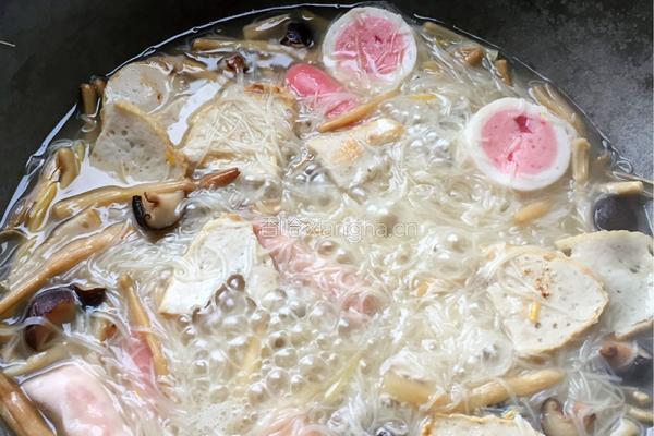 香菇火腿面线糊的做法图解5