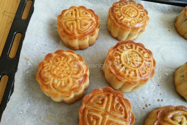 广式月饼（自制豆沙馅）的做法图解20
