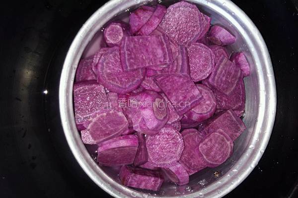 紫薯馅料月饼的做法图解1