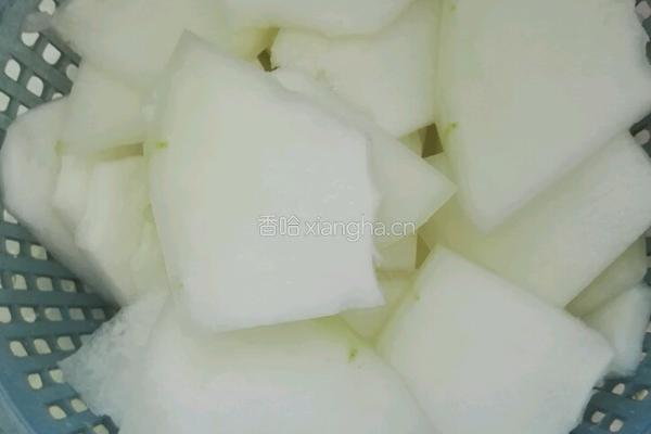 炒冬瓜的做法图解2