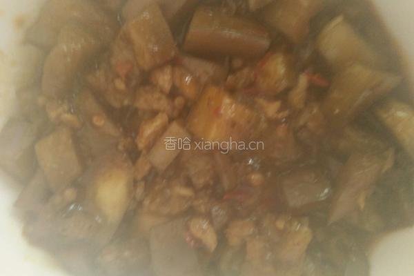 肉末茄子拌面的做法图解5