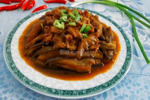 油焖肉末茄子的做法图解8