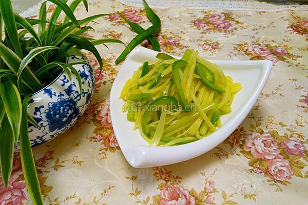 土豆炒芹菜的做法图解7