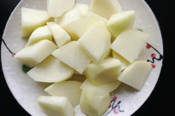 土豆炒鸡的做法图解4