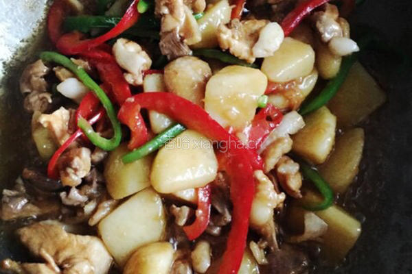 土豆炒鸡的做法图解8