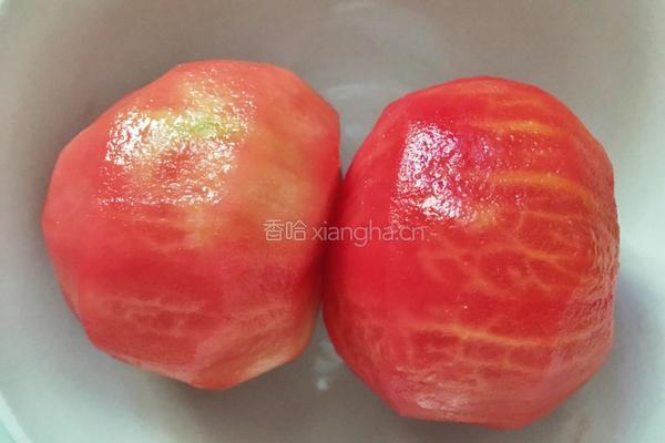 番茄汤汆丸子的做法图解3