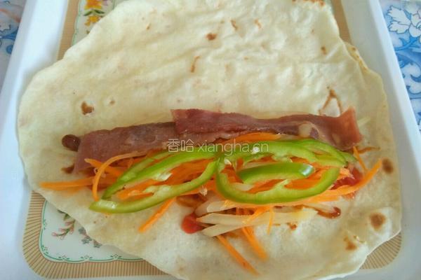 家常卷饼的做法图解17