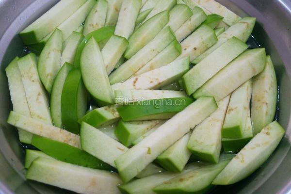 清炒青茄子的做法图解3