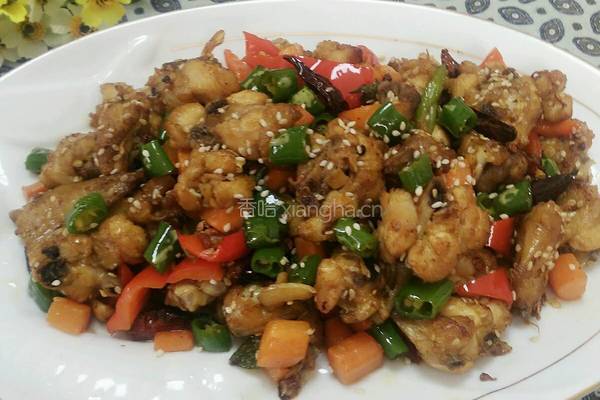 尖椒辣子鸡的做法图解9