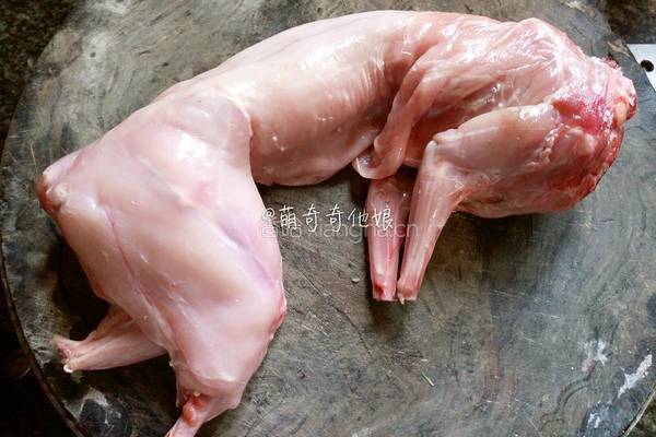 红烧兔肉的做法图解2