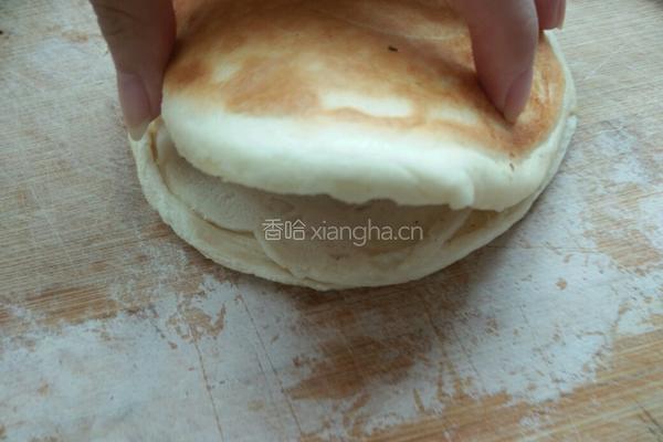 烧饼夹菜的做法图解6