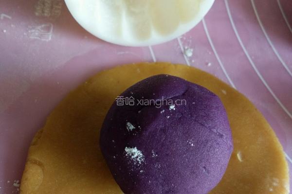 紫薯馅月饼的做法图解6
