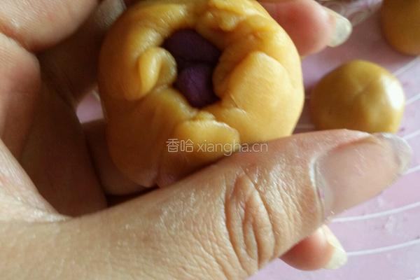 紫薯馅月饼的做法图解7