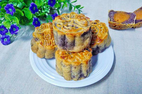 广式豆沙蛋黄月饼的做法图解27