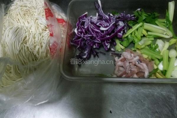 传统炒面的做法图解1