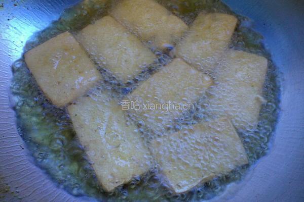 油豆腐炒青菜的做法图解2