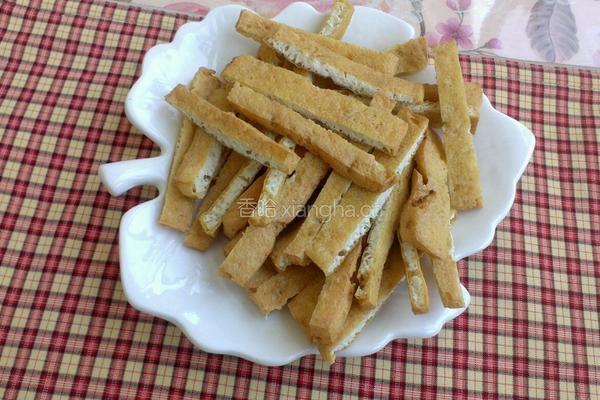油豆腐炒青菜的做法图解4
