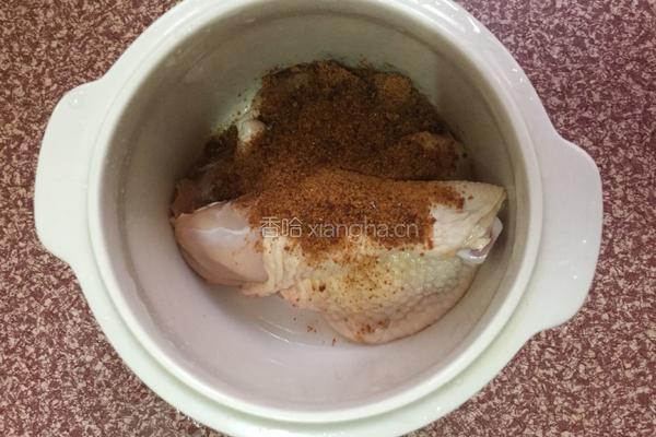 阿胶炖鸡的做法图解2