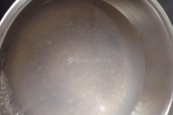 美味牛奶苹果西米露的做法图解6