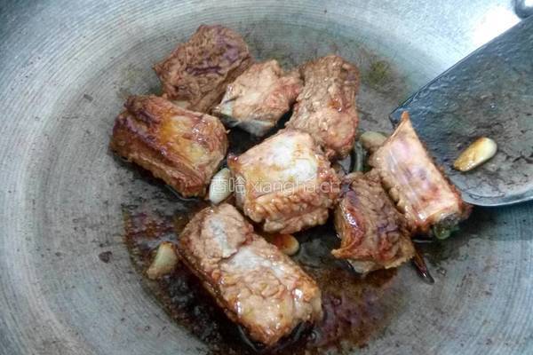 茶香排骨的做法图解8