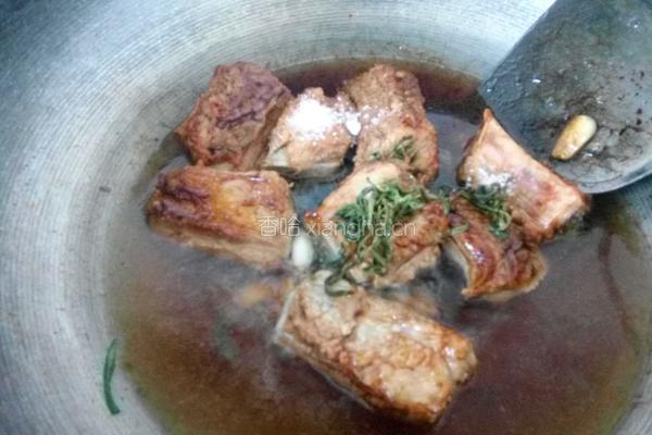 茶香排骨的做法图解10