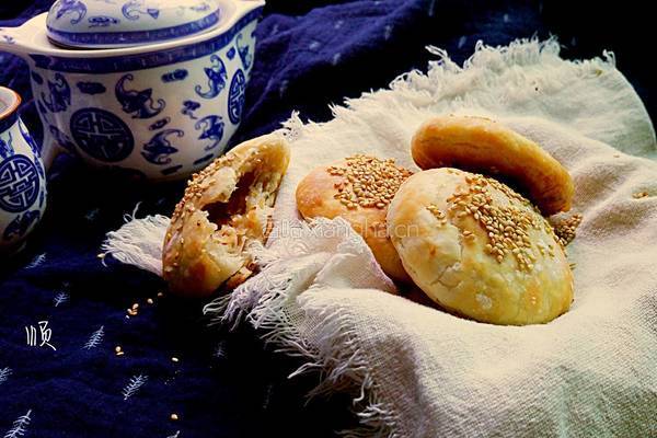 油渣芝麻饼的做法图解19