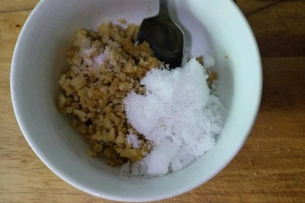 油渣芝麻饼的做法图解3