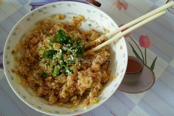 圆白菜猪肉馅饺子的做法图解8