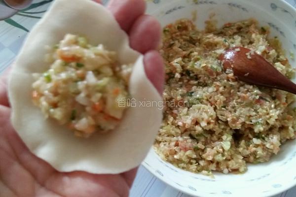 圆白菜猪肉馅饺子的做法图解9