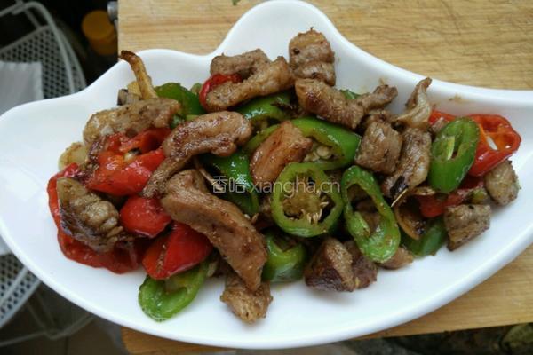 辣椒炒羊肉的做法图解10