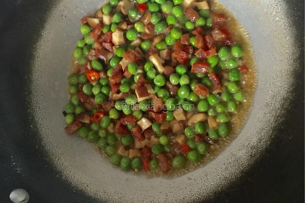 炒豌豆的做法图解4