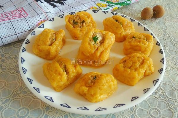 豆腐泡塞肉的做法图解11