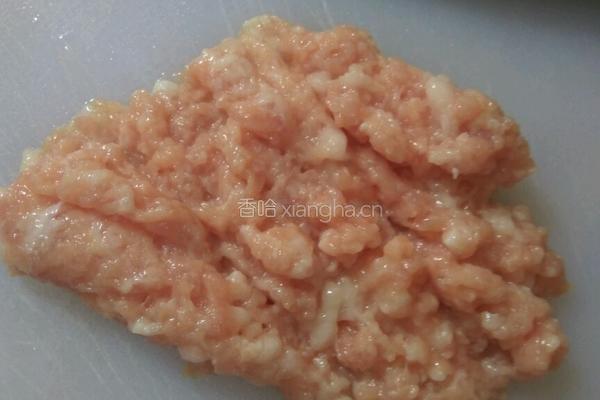 豆腐泡塞肉的做法图解3