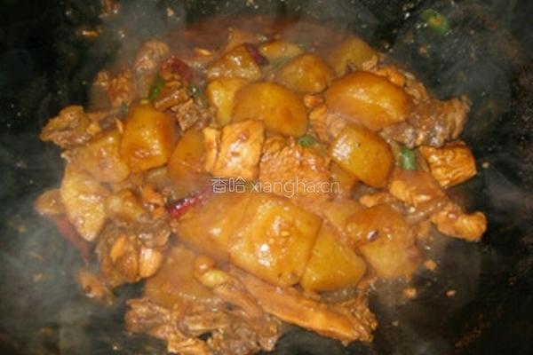 土豆炒鸡的做法图解9