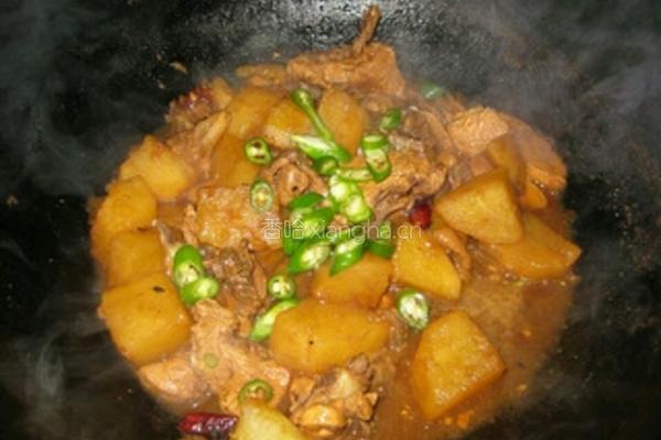 土豆炒鸡的做法图解10