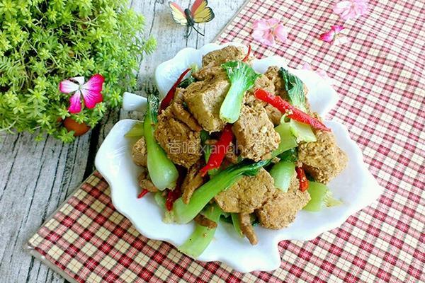 红烧冻豆腐的做法图解8
