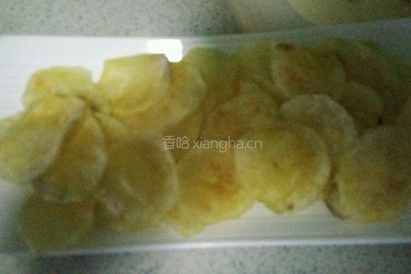 微波炉版燃情薯片的做法图解4