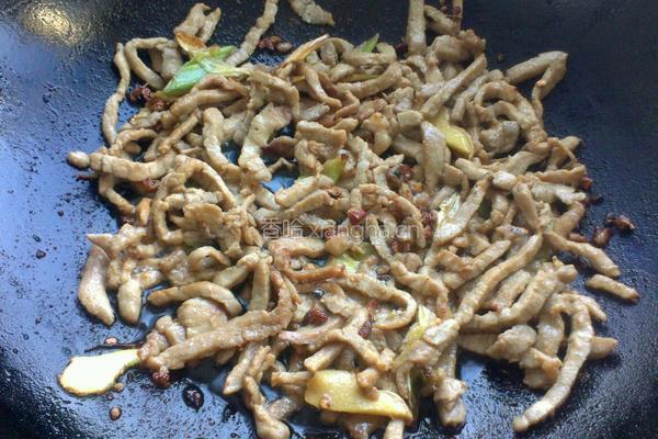 干煸肉丝的做法图解6