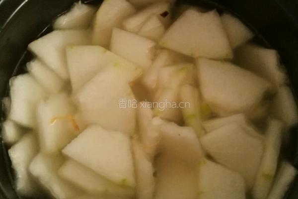 冬瓜虾米汤的做法图解5
