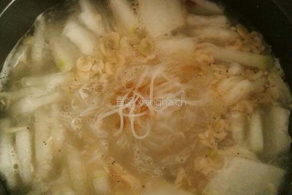 冬瓜虾米汤的做法图解6