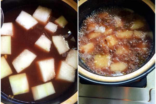 绿豆冬瓜汤的做法图解4