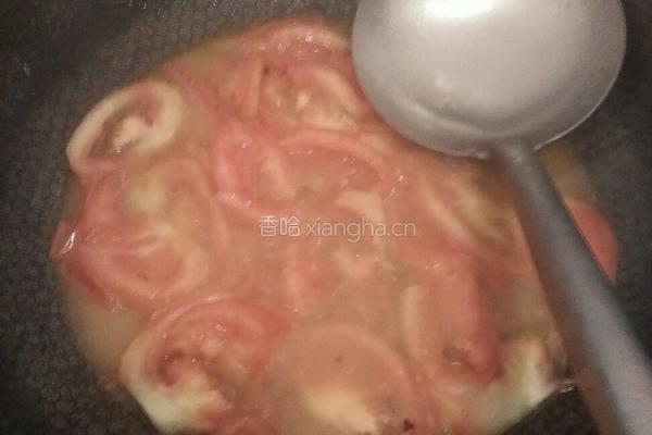 番茄鸡蛋手擀面的做法图解6