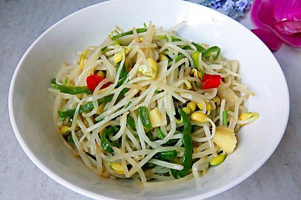 素炒辣味黄豆芽的做法图解10